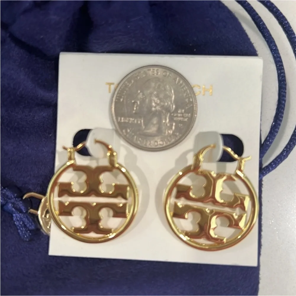 Tory Burch miller small Hoop